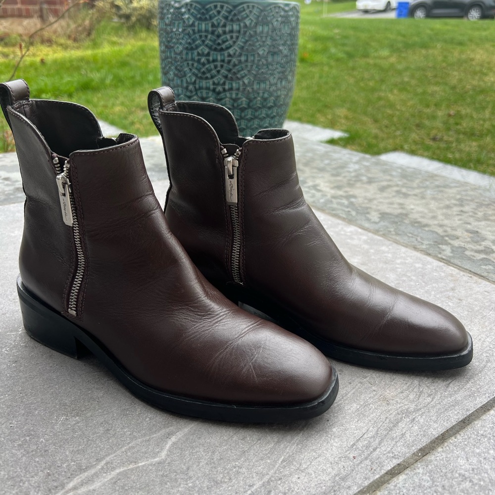 3.1 Phillip Lim Alexa brown ankle boots
